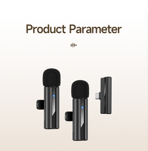 Tokqi H02 Xách Tay Mini 1Tow 2 Không Dây <span class=keywords><strong>Microphone</strong></span> Clip Đa Hướng Tiếng Ồn Hủy Bỏ Loại C Cho Iphones Android Điện Thoại thông minh - Product Image 2