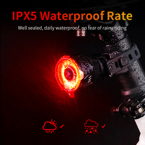 Luces Traseras Inteligentes para Bicicleta A09, Luces de Advertencia Recargables para Bicicleta de Carretera y Montaña, Equipo de Ciclismo - Product Image 4