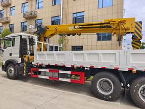 Modèle 2020, prix bas, <span class=keywords><strong>camion</strong></span> grue 6x4 12 tonnes, grue montée sur <span class=keywords><strong>camion</strong></span>, flèche à 5 sections, grue de chargement d'occasion reconditionnée - Product Image 2