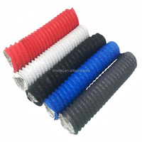 Conduit d'air flexible en PVC-gris et feuille d'aluminium pour l'extraction de fumée et l'air conditionné (norme domestique intérieure)