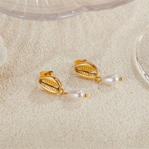 Joyería Vintage Elegante para Mujer, Regalo de Aniversario, A Prueba de Agua, Sin Deslustre, Pendientes de Perlas - Product Image 5