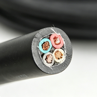 Câble d'alimentation flexible HUAQI MY 3x10+1x10mm en cuivre, isolé EPR, gaine CPE, 0.66/1.14kV, pour équipement minier souterrain du charbon