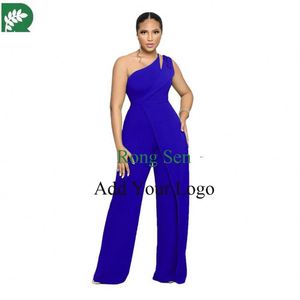 Combinaison sans manches à jambe droite et à taille haute avec <span class=keywords><strong>suspension</strong></span> à une épaule - Product Image 3