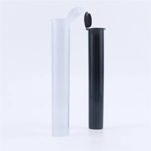 Tubo de plástico de 115 mm para guardar papel de liar, cono pre-enrollado, tubo de almacenamiento de plástico con tapa abatible - Product Image 3