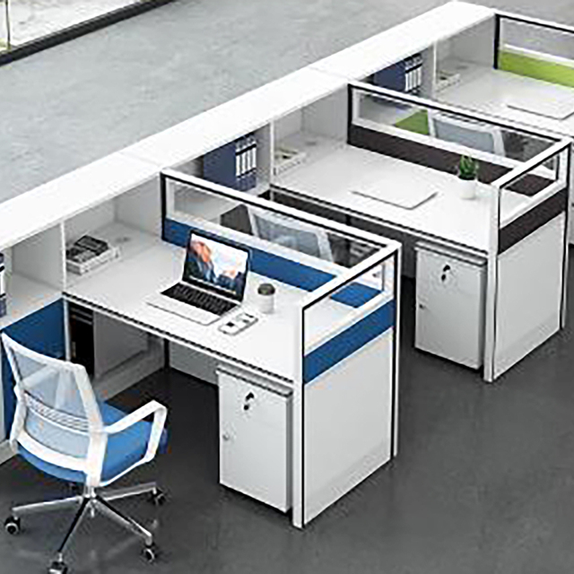 Staff Workstation 4-person Finance Desk Partitions Minimalist Modern 2-person Office Desk Partitions