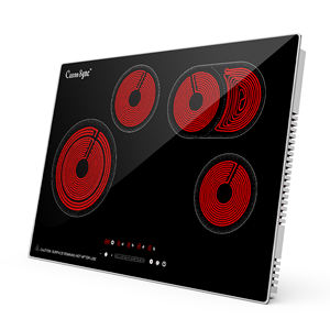 Estufa Eléctrica Integrada de 30 Pulgadas, 4 Quemadores, 7200W con 9 Niveles de Potencia y Control Deslizante - Product Image 1