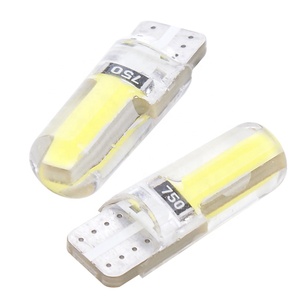 Nuovo LED T10 194 W5W COB lampadine a cuneo auto Styling bianco/blu/rosso/rosa lampada a LED con lato Silicone e illuminazione frontale - Product Image 4