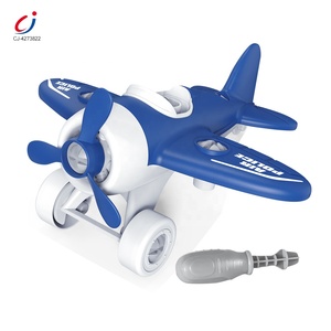 Chengji 2025 Take Apart Toy Kids教育用幹アセンブリ分解航空機プレイセットDiy Plane withスクリュードライバー - Product Image 1