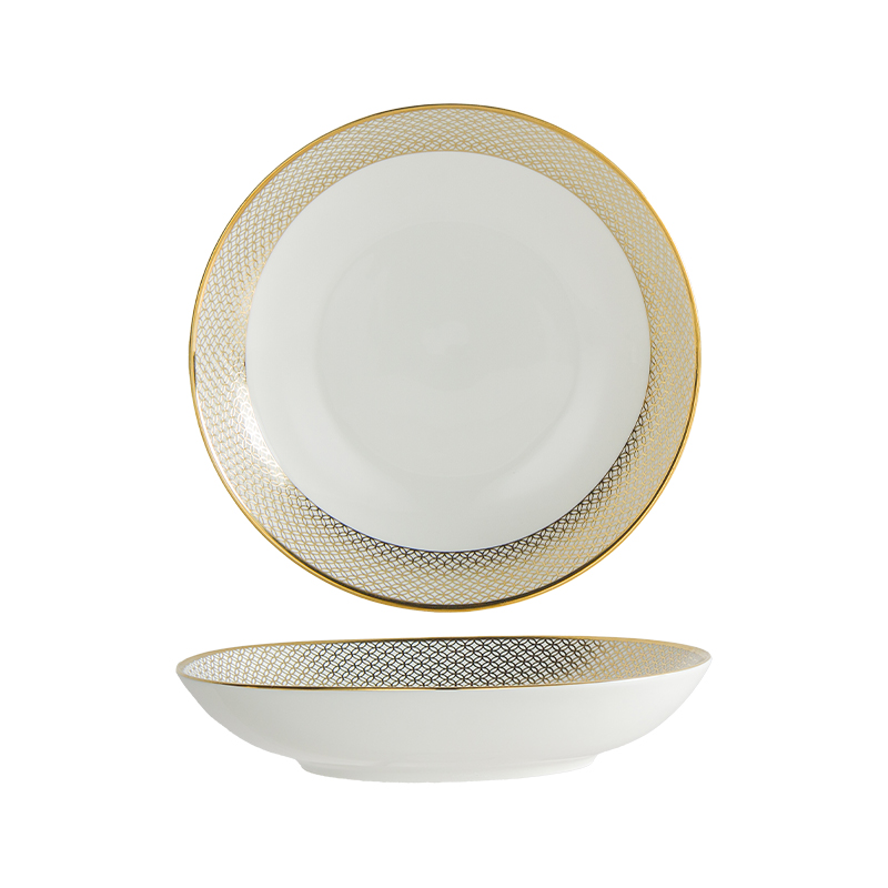 Plato hondo de 8 pulgadas