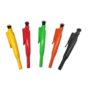 Lápiz para Carpintería de Orificios Profundos Honsen con Certificación CE, con Funda Protectora, Marcador de Plástico de 145 mm - Product Image 1