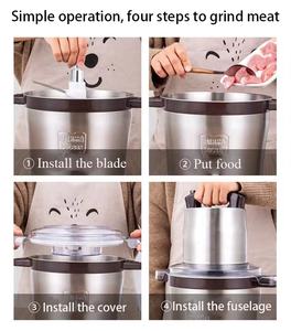 Hot <strong>Sale</strong> Stainless Steel Electric Yam Pounding Machine 6L/10L/12L Meat Grinder <strong>Chopper</strong> Factory Price Copper <strong>for</strong> Household Use - Product Image 6