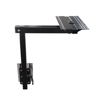 Accessoires pour caravane TYTXRV, pied de table amovible pour caravane, installation facile, noir, en alliage d'aluminium, hauteur réglable, rotation à 360 degrés
