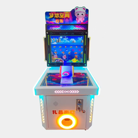 Machine de jeu simulateur de pêche et de course pour enfants à monnayeur, construction métallique, prise en charge japonais et anglais, pour mini-parcs d'attractions