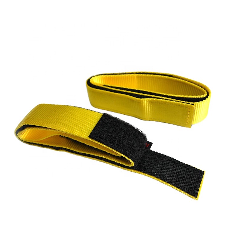 Экспресс-доставка, Китай, ленточный крючок с петлей, нейлоновый спандексовый связывающий ремень с пользовательской этикеткой