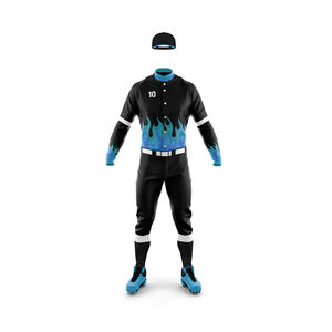 Maillot de baseball personnalisé de meilleure qualité pour hommes et jeunes ensemble d'uniformes respirant grande taille imprimé maillot et pantalon - Product Image 2