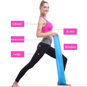 Bandas de Resistencia de Yoga Resistentes, Ligeras, de TPE, Equipo de Gimnasio para Mujeres, para Entrenamiento de Glúteos, Brazos, Piernas, Pecho y Abdomen - Product Image 1