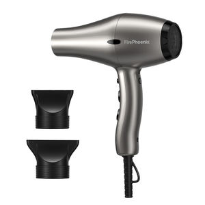 Secador de Pelo Profesional FirePhoenix 6600X, 2400W, Alta Velocidad 18.5m/s, Motor BLDC 23000 RPM, 4 Velocidades, Botón de Impulso, Aire Frío, para Salón - Product Image 1