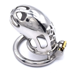 Jaula para Pene de Acero Inoxidable de Alta Calidad al por Mayor, Candado de Abstinencia, Juguete Sexual BDSM, Control Corporal Erótico, Bondage de Acero para Hombres - Product Image 3