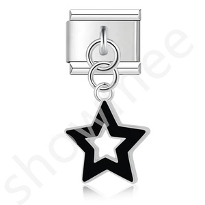 แฟชั่นอี้หวู่ จี้รูปดาวหลากสีสัน สแตนเลสสตีล สร้อยข้อมือสไตล์อิตาลี - Product Image 2
