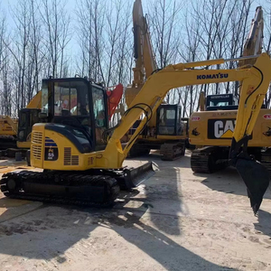 Excavadora usada de 5 toneladas Komatsu PC55MR mini excavadora hidráulica en buen estado, excavadora usada Pc35mr 40mr en venta a bajo precio. - Product Image 1