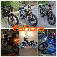 Batterie de vélo électrique Eahora Romeo Pro 60V 80Ah haute capacité avec chargeur pour vélo électrique de tourisme longue distance