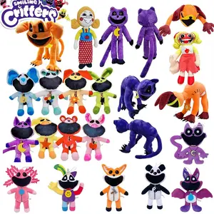 Envío 2024 nuevos juguetes monstruo Plushie Smiles Critters juguetes de animales de peluche gatos morados Peluches Catnap juguete de peluche al por mayor