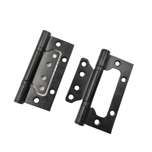 Bisagras de puerta y ventana de 4 pulgadas al por mayor, bisagras de puerta de madera negras de acero inoxidable 201 - Product Image 1