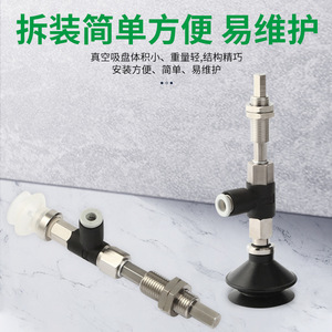 Ventouse mécanique à filetage externe en caoutchouc de silicone série SMC, robuste, pour levage sous vide – Approvisionnement direct usine - Product Image 2