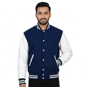 Chaqueta universitaria más vendida, de secado rápido y diseño antipilling, ofrecida a precio de fábrica, suministro al por mayor, chaqueta de béisbol estilo universitario. - Product Image 1