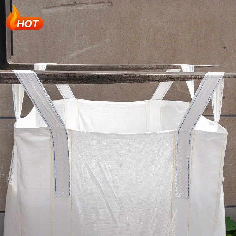 Factory Supply Pp Fibc Jumbo Bulk 1500Kg Fibc Bag For Construction Materials