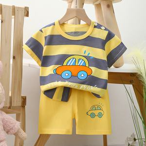 Conjunto <span class=keywords><strong>de</strong></span> Camiseta <span class=keywords><strong>de</strong></span> Manga Corta y Pantalones Cortos para Niños, OEM ODM, Algodón Puro, <span class=keywords><strong>Ropa</strong></span> Deportiva para Niños y Niñas, <span class=keywords><strong>Ropa</strong></span> <span class=keywords><strong>de</strong></span> Casa, <span class=keywords><strong>Ropa</strong></span> <span class=keywords><strong>de</strong></span> Verano para Niños - Product Image 2