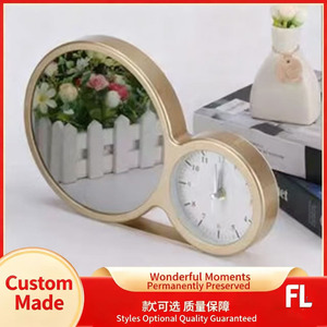 Cadre photo magique à mécanisme d'horlogerie qui s'extinct et devient un miroir, un cadre photo créatif et un miroir de maquillage. - Product Image 6