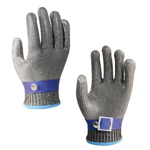 Gants de sécurité <span class=keywords><strong>pour</strong></span> la cuisine, <span class=keywords><strong>pour</strong></span> l'ouverture des huîtres, le filetage du poisson, le traitement des aliments, en acier inoxydable 304, résistant aux coupures, gants de travail <span class=keywords><strong>pour</strong></span> boucher - Product Image 1