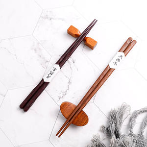 Venta al por mayor japonés creativo 23,5 cm indonesio palillos de madera en espiral vajilla de madera - Product Image 1