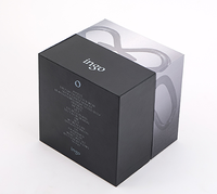 Boîte cadeau en papier rigide avec logo personnalisé, insert en EVA, emballage de luxe en deux parties pour verre, vaisselle, emballage cadeau