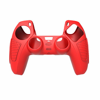 Coque en silicone antidérapante OURSTEAM pour manette PS5, protection durable 3D avec points antidérapants pour la protection de la manette PS5
