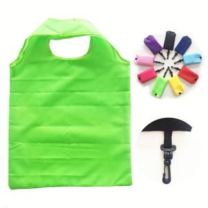 Ulikeke Reusable Grocery Bag Foldable Polyester Tote Grocery Carry Bag Custom Logo 190t Polyester Foldable Shopping Bag - Product Image 2