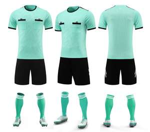 Toptan futbol hakem Jersey seti profesyonel nefes yetişkinler çocuklar futbol forması hakem futbol forması - Product Image 4