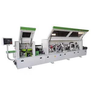 Massief Houten Werkbord Mdf Melamine Pur Semi-Automatische 45 Graden Rand Banding Machine Met Snijden