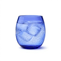 Verre à whisky/eau/jus en borosilicate fait main avec logo personnalisé, 420 ml, moderne, réutilisable, unisexe, cadeau d'entreprise promotionnel
