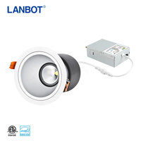 LANBOT ETL15W 25W 30W 3CCT/5CCT Downlight LED en aluminium moulé sous pression COB anti-éblouissement