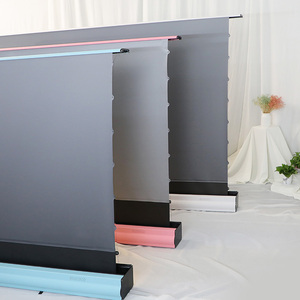 Pantalla de suelo tensada para <span class=keywords><strong>TV</strong></span> láser enrollable con Motor de 120 <span class=keywords><strong>pulgadas</strong></span>, traje de rechazo de luz ambiental para láser de tiro ultracorto - Product Image 4