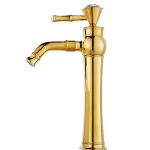 Miscelatore per lavabo Royal Diamond con rubinetto per lavabo monocomando in oro rubinetto per lavabo in oro rosa il colore può essere personalizzato rubinetto per lavabo