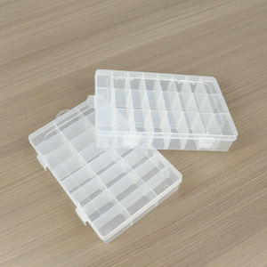 Transparent Plastic Storage Box 24 Compartments Detachable For Jewelry Beads Tools Parts Desktop Organizer - Product Image 4