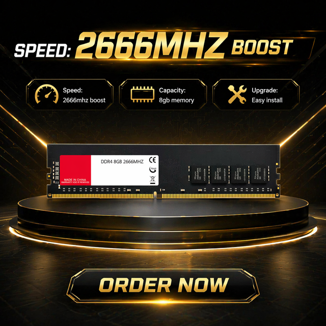 OEM DDR4 8GB ECC RAM 2666MHz Desktop RAM for PC-Stock