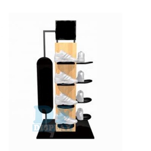 SH033 negozio di scarpe <span class=keywords><strong>Sneakers</strong></span> espositore per scarpe/espositore su entrambi i lati per <span class=keywords><strong>Sneakers</strong></span>/espositore in metallo per negozio - Product Image 5