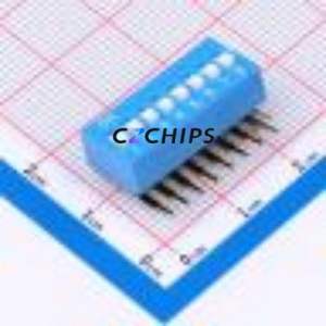 DA-08BP DIP Switch Through hole Component (THT) Switch ( Number of Switch Sections: 8 )( Lead Spacing: 2.54mm )( Color: Blue ) - Product Image 1