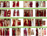 Vente en gros de vêtements de nuit pour demoiselle d'honneur, mariée, mariage, fête, chemise de nuit, peignoir pour femmes
