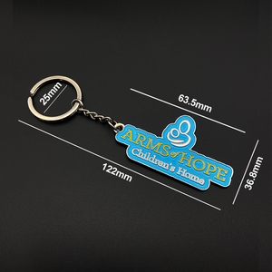 様々な色のカスタムハート型亜鉛合金キーホルダー、ロゴやテキストをカスタマイズ可能、ファッション販促ギフトキーリング、卸売 - Product Image 5