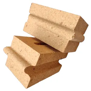 China refractory factory competitive price 55% alumina content LZ55 High Alumina Fire Brick for lime kiln